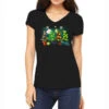 Christmas Trees With Tennis Women's V-Neck T-Shirt