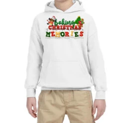 Baking Christmas Memories Youth Hoodie