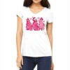 Pink Christmas Tree Cakes Women's V-Neck T-Shirt