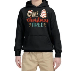 Oh! Christmas Tree Svg Youth Hoodie