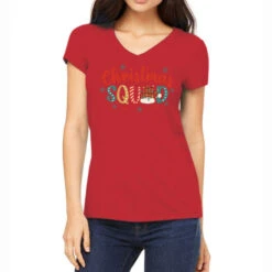 Christmas Squad Svg Women's V-Neck T-Shirt