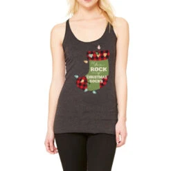 You Rock My Christmas Svg Racerback Tank