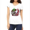 Christmas Santa Claus Decoration Women's V-Neck T-Shirt