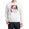 Pink Christmas Santa Claus Crewneck Sweatshirt -Deals T-Shirt Store pmd.2526424034.32.25087074.s3.1 front white2 ffffff none x0y0 124 800x800 1