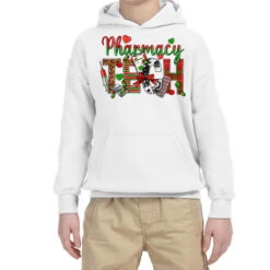 Pharmacy Tech Christmas Youth Hoodie