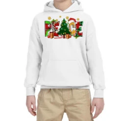 Peace Christmas Youth Hoodie