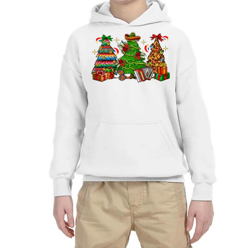 Mexican Christmas Trees Youth Hoodie 3 Mexican Christmas Trees Youth Hoodie