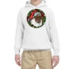 African American Santa Christmas Youth Hoodie