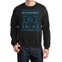 Avatar Waterbending Katara Christmas Crewneck Sweatshirt