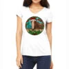 Brown Horse Christmas Women's V-Neck T-Shirt