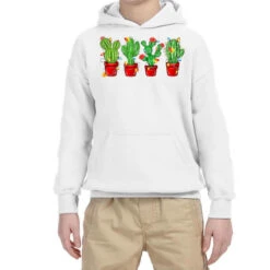 Christmas Cactuses Youth Hoodie