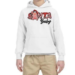 Christmas Santa Baby Youth Hoodie