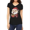 Kawaii Anime Christmas Santa Claus Japanese Women's V-Neck T-Shirt