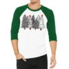 Black And White Christmas Trees With Lights 3/4 Sleeve Shirt 1 Black And White Christmas Trees With Lights 3/4 Sleeve Shirt -Deals T-Shirt Store pmd.2527095460.33.25068711.s3.1 front white and kelly2 ffffff none x0y0 150 800x800 1