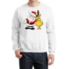 Santa Reindeer Christmas Crewneck Sweatshirt