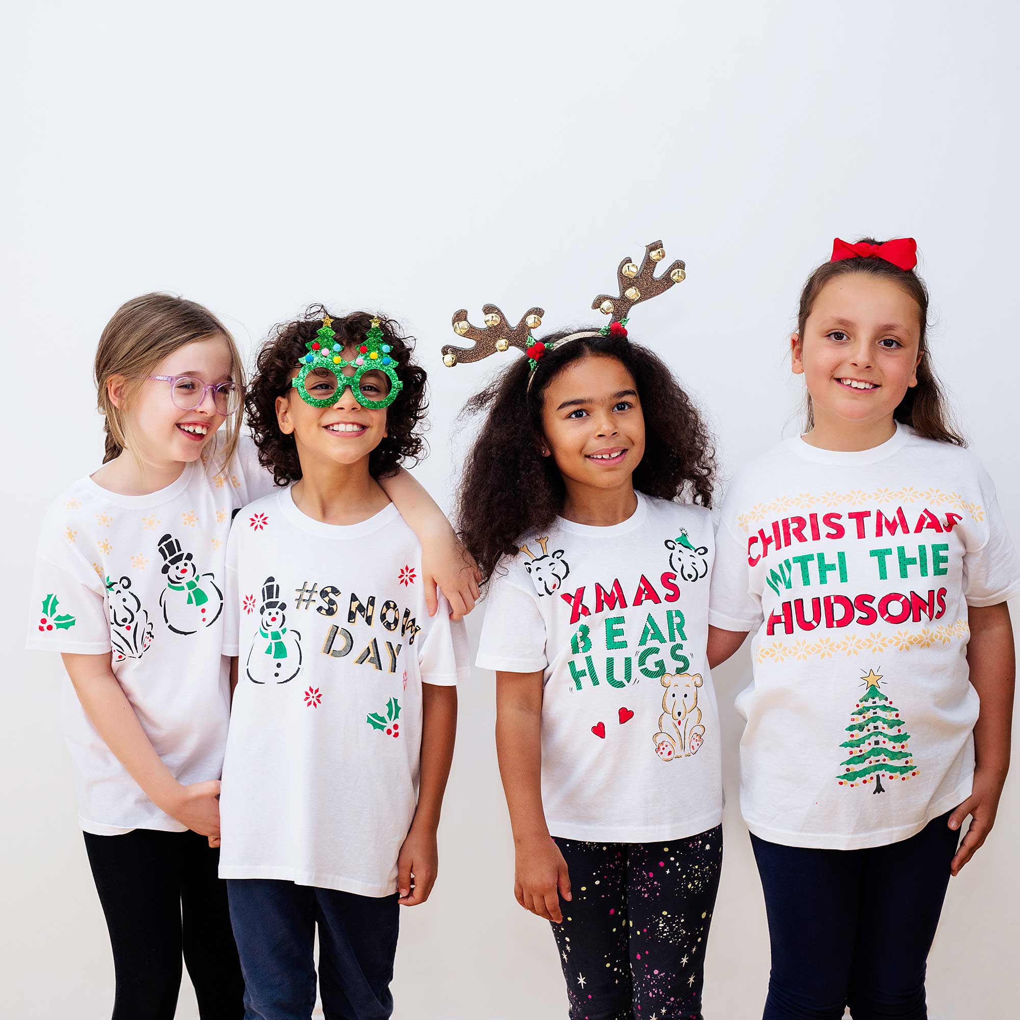 Deals T-Shirt Store 10 Deals T-Shirt Store -Deals T-Shirt Store FabDabDo Tshirt Painting Craft Kit Christmas Family Alphabet 99